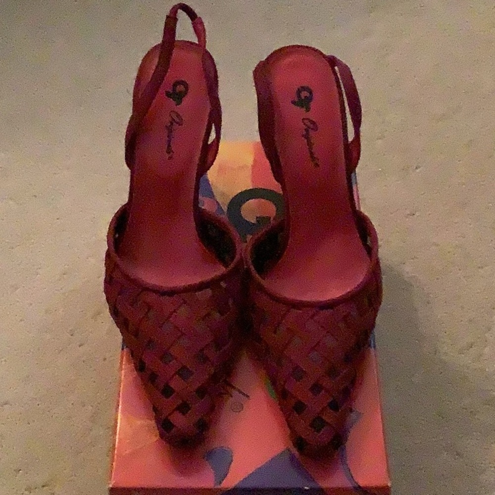 Red low heel